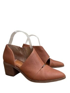 Corso Como Leather Kammy‎ D'orsay Boho Heeled Booties